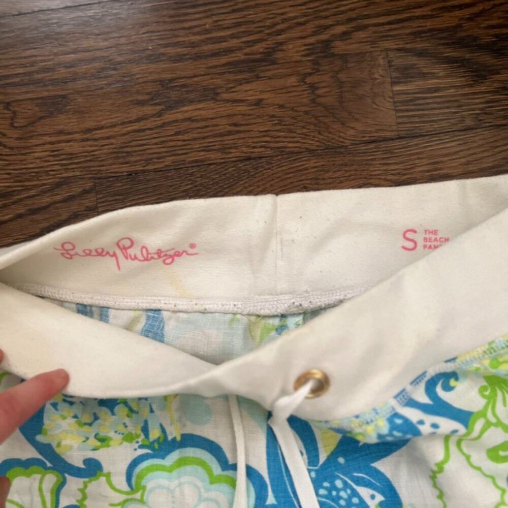 Lily Pulitzer Flower Beach Pant - Picture 2 of 2